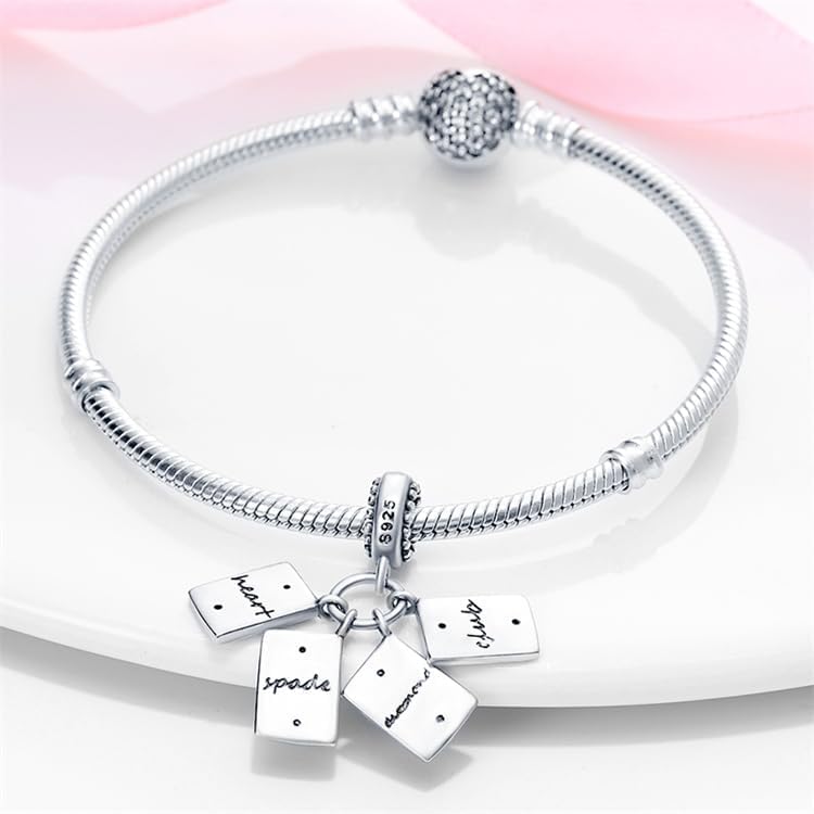 CYCUFF Store 925 Sterling Silver Charms Suitable for Charm Necklaces, Bracelet Pendants Beads Jewellery Gift for Women Family Friends - Image 2